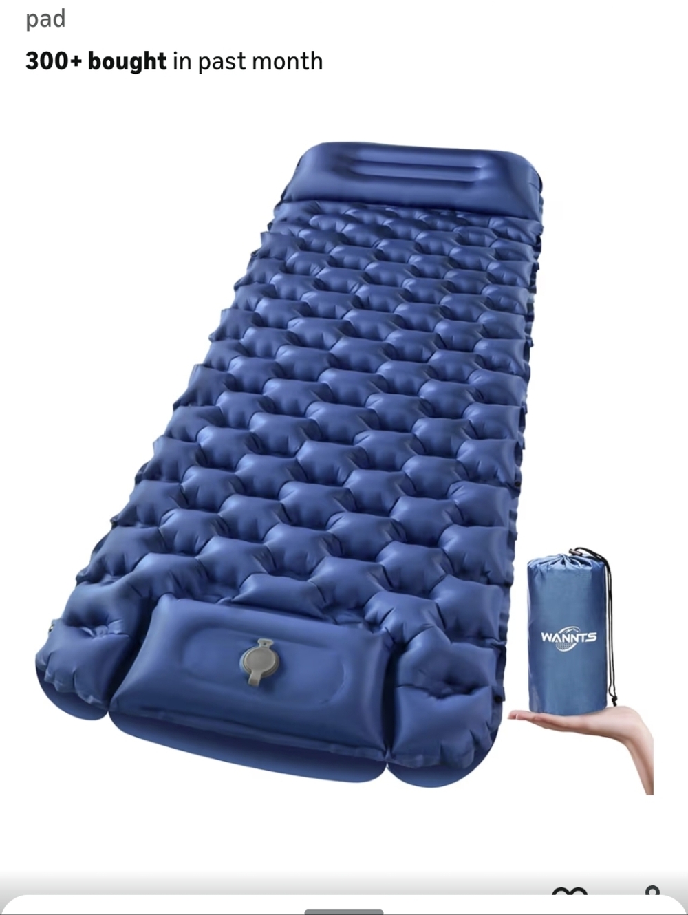 20 Second Inflatable Sleeping Pad
